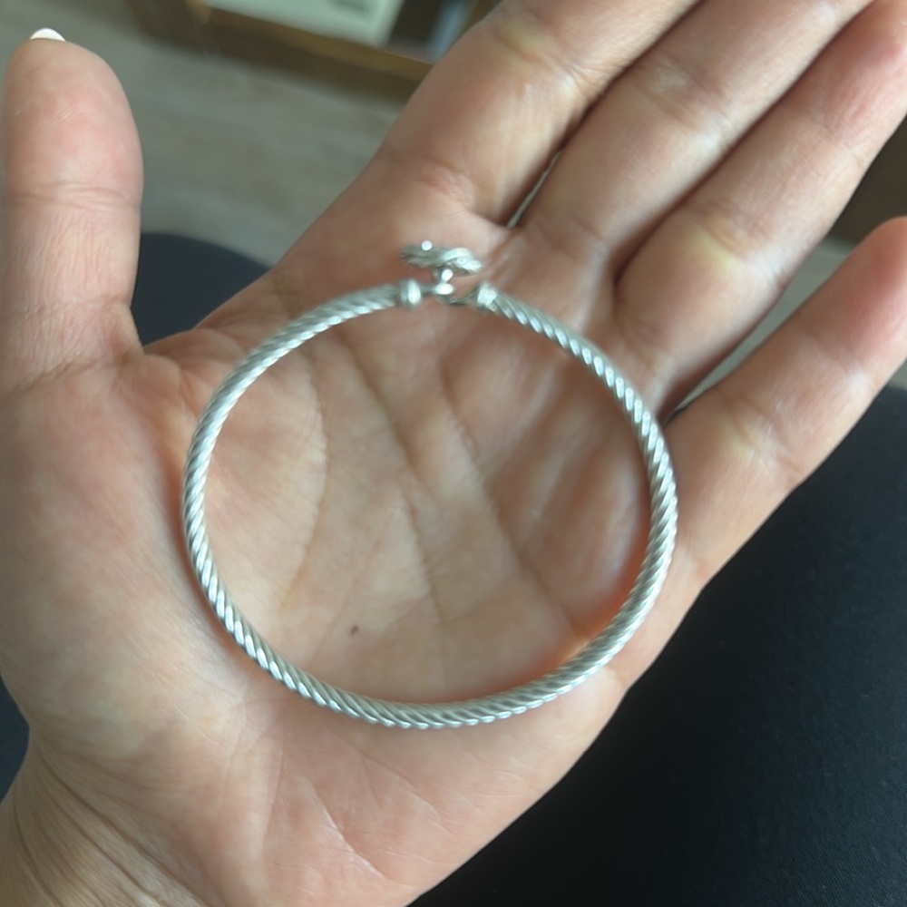 Diamond SS David Yurman bangle - Picture 4 of 5